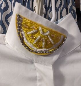 Equestrian Show Shirt, 6, embellished collar